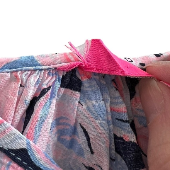 Lilly Pulitzer Willa Top Its for Shore High Tide Navy Size XS NEW - Picture 14 of 14